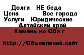 Долги - НЕ беда ! › Цена ­ 1 000 - Все города Услуги » Юридические   . Алтайский край,Камень-на-Оби г.